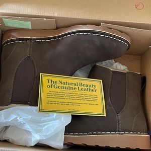 LL Bean Brown Leather Boots